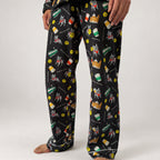 メンズ Melbourne Days Pyjamas ブラック　パンツ 着用イメージ